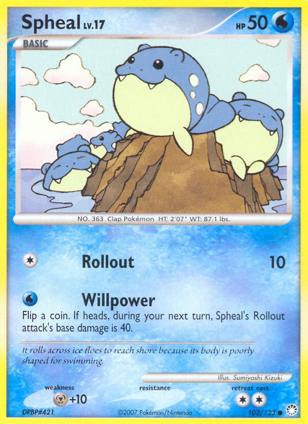 Spheal (102/123) [Diamant &amp; Perle : Trésors mystérieux] 