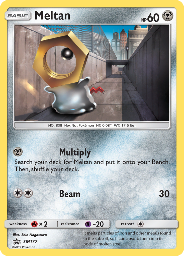 Meltan (SM177) [Promotions Soleil et Lune : Étoile noire] 