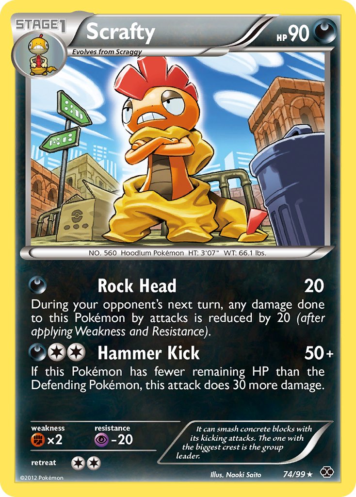 Scrafty (Prochaines Destinées) (74/99) [Exclusivités de deck à thème] 