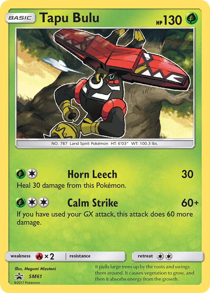 Tapu Bulu (SM61) [Promotions Soleil et Lune : Étoile noire] 