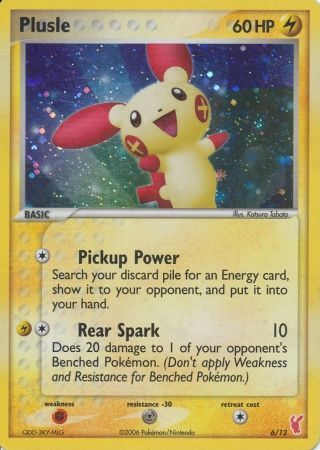 Plusle (6/12) [EX : Trainer Kit 2 - Plusle] 