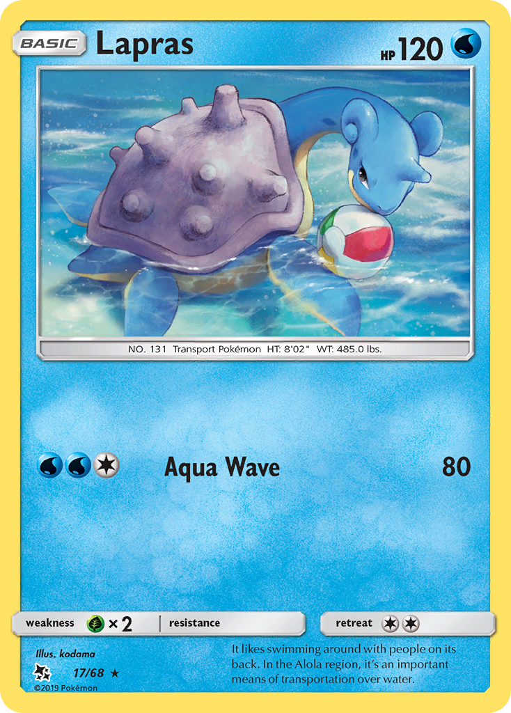 Lapras (17/68) [Soleil et Lune : Destins cachés] 