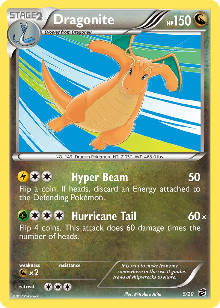 Dragonite (5/20) [Noir et blanc : Dragon Vault] 