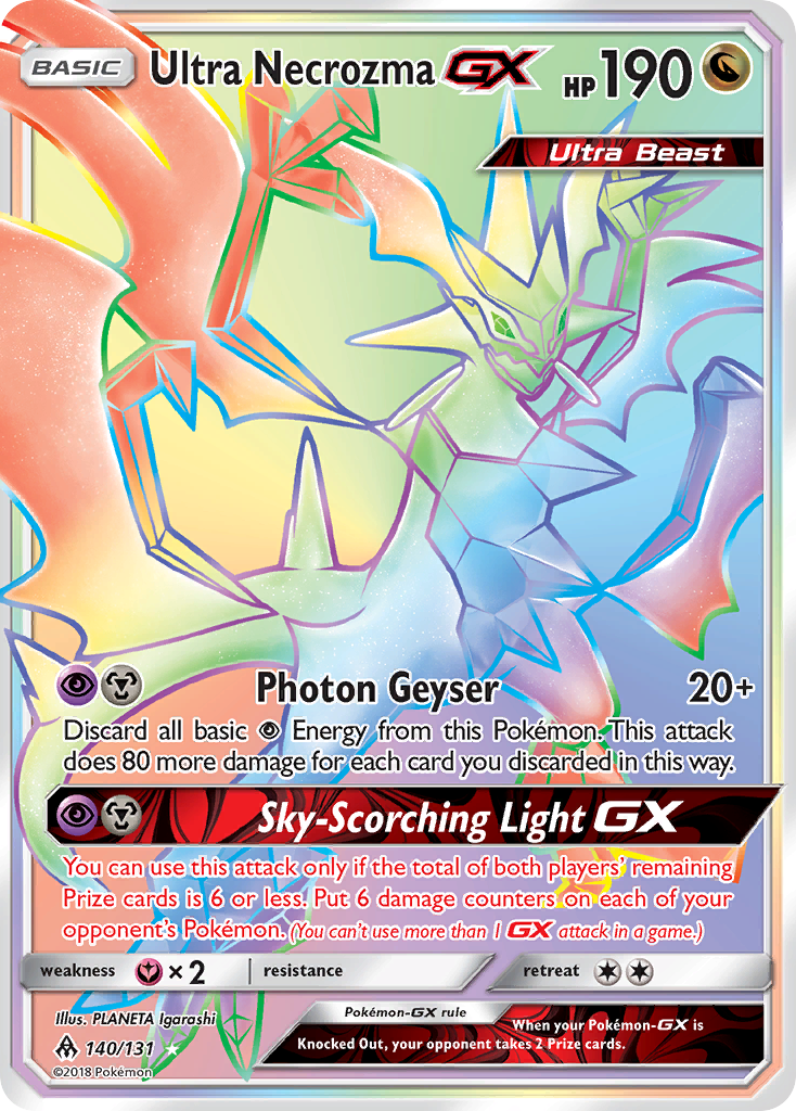 Ultra Necrozma GX (140/131) [Soleil et Lune : Lumière interdite] 