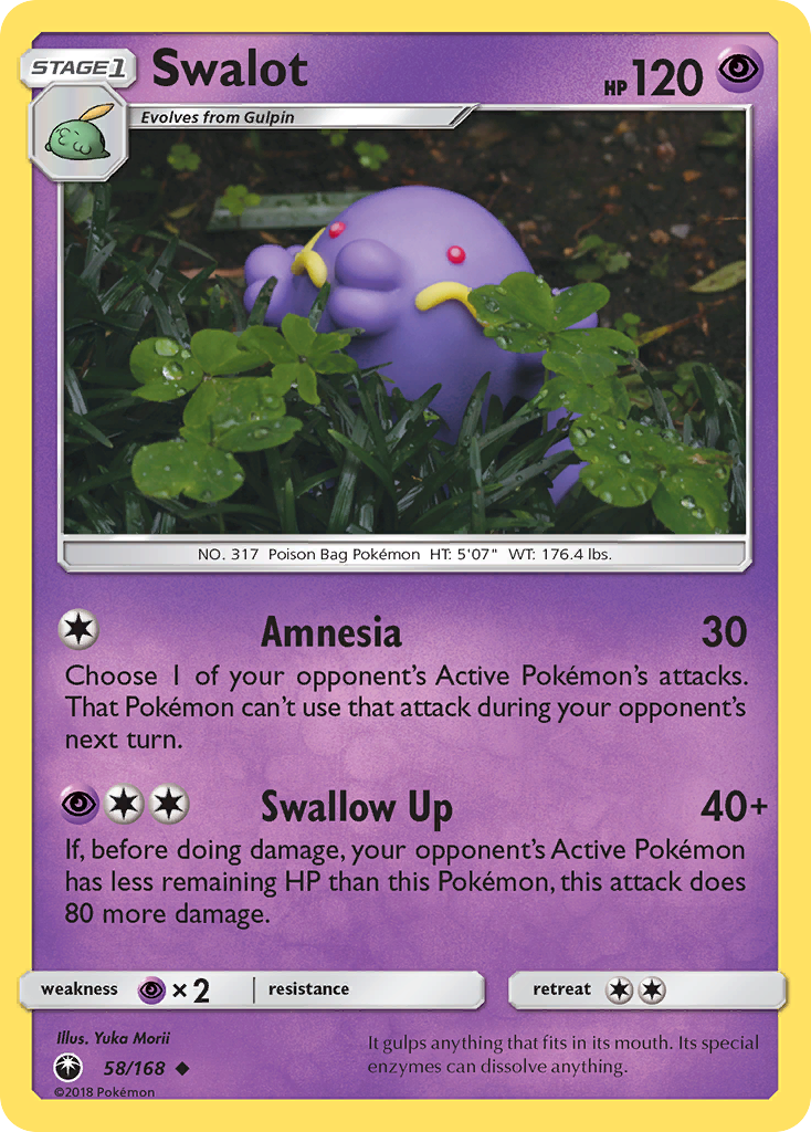 Swalot (58/168) [Sun & Moon: Celestial Storm][Yuka Morii]