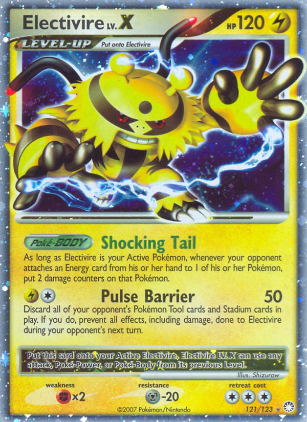Electivire LV.X (121/123) [Diamant &amp; Perle : Trésors mystérieux] 