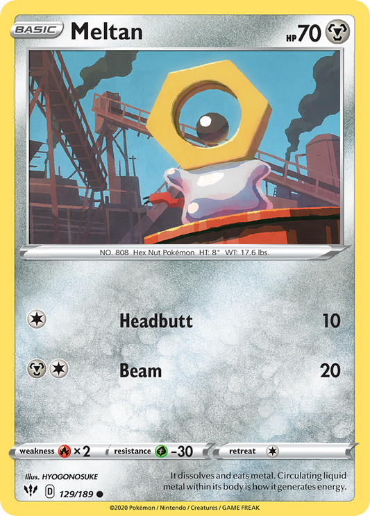 Meltan (129/189) [Épée et Bouclier : Ténèbres en feu] 