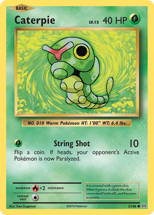 Caterpie (3/108) [XY : Évolutions] 