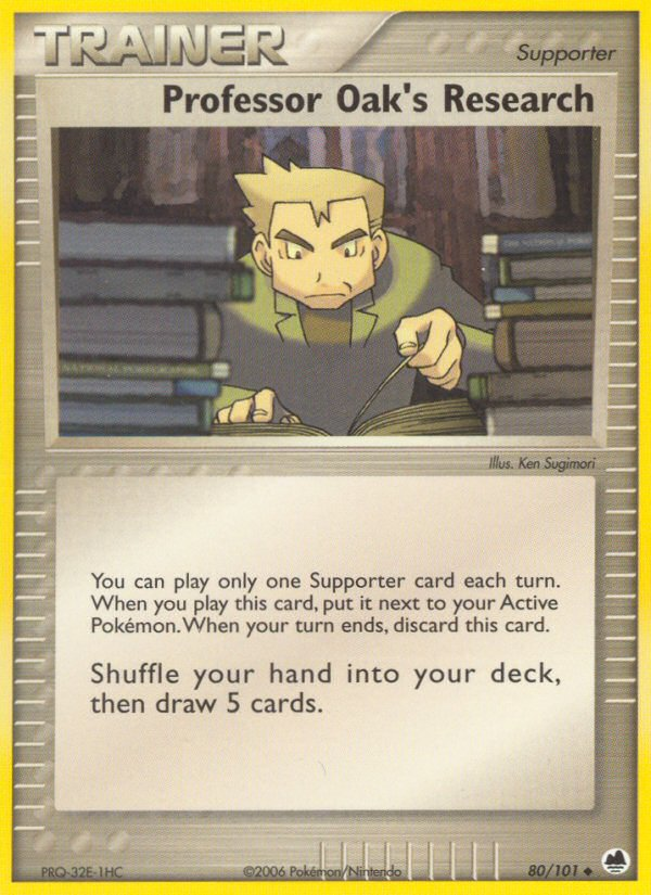 Recherche du professeur Oak (80/101) [EX : Dragon Frontiers] 