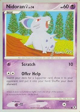 Nidoran♀ LV.14 (71/111) (Queengar - Jason Martinez) [Championnats du monde 2009] 