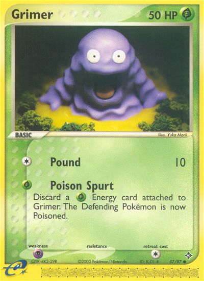 Grimer (57/97) [EX: Dragon][Yuka Morii]