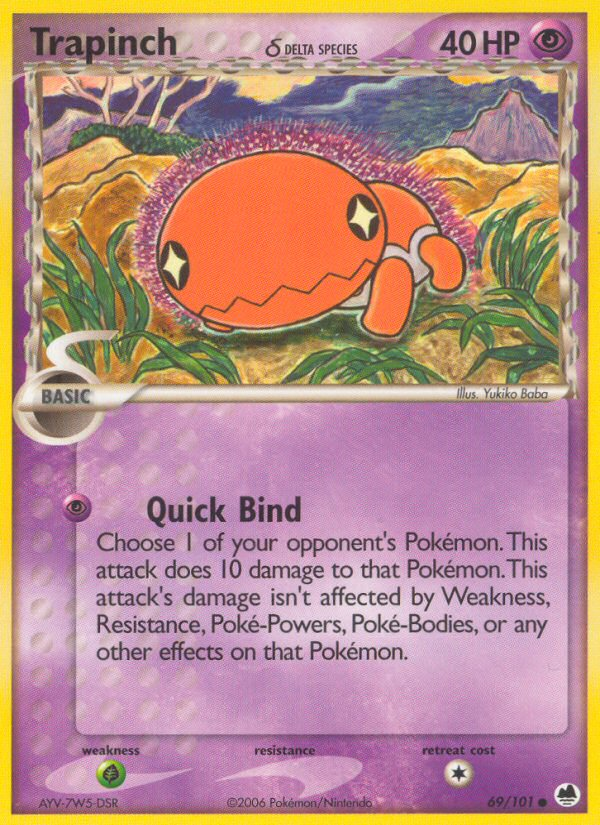 Trapinch (69/101) (Espèce Delta) [EX: Dragon Frontiers] 