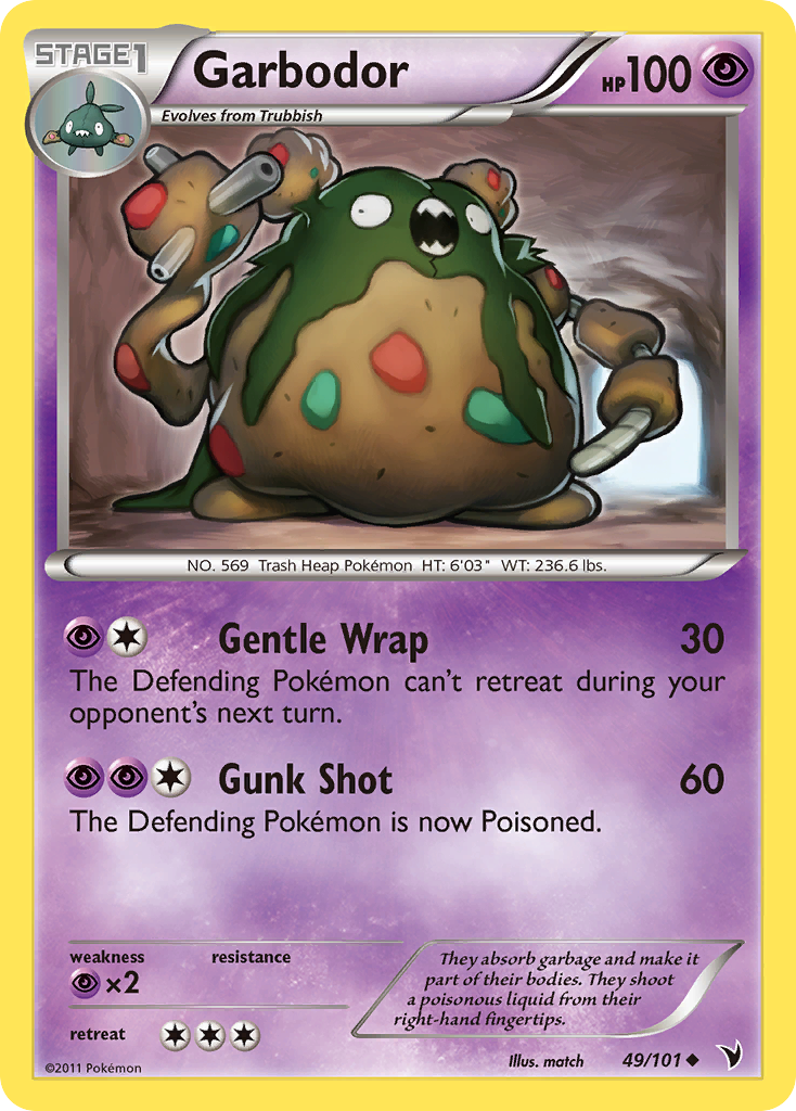 Garbodor (49/101) [Noir &amp; Blanc : Nobles Victoires] 