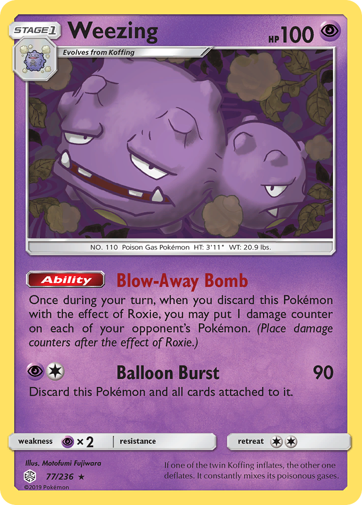 Weezing (77/236) [Soleil et Lune : Éclipse Cosmique] 