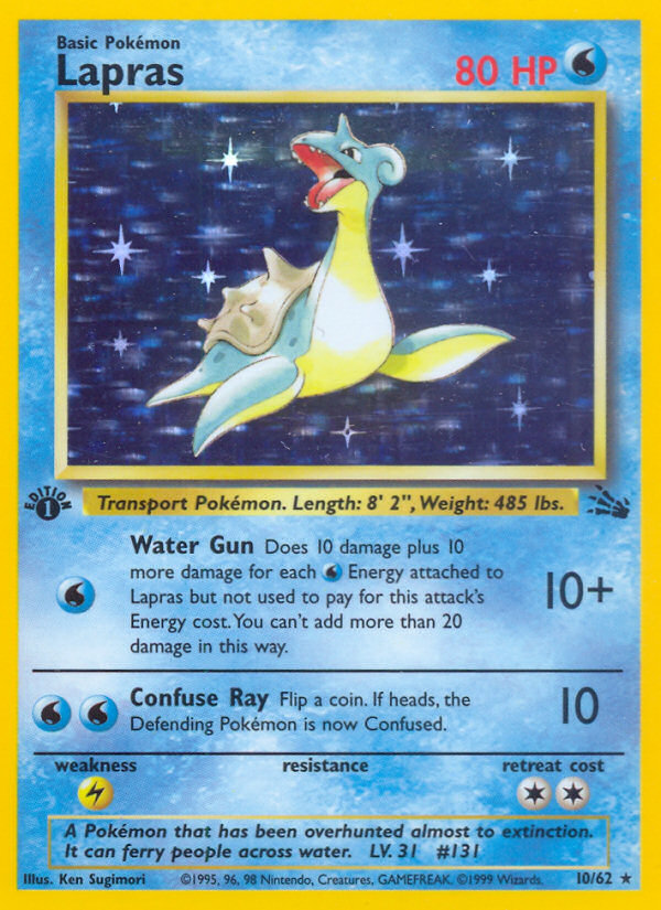 Lapras (10/62) [Fossiles 1ère édition] 