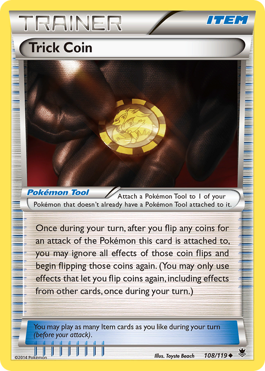 Trick Coin (108/119) [XY : Forces fantômes] 
