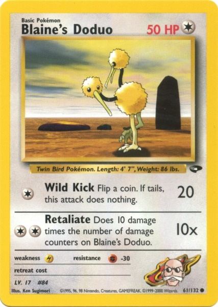 Doduo de Blaine (61/132) [Défi Gym] 