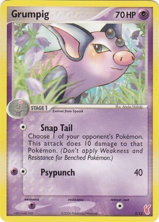 Grumpig (3/12) [EX : Trainer Kit 2 - Plusle] 