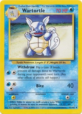 Wartortle (42/102) [Ensemble de base] 