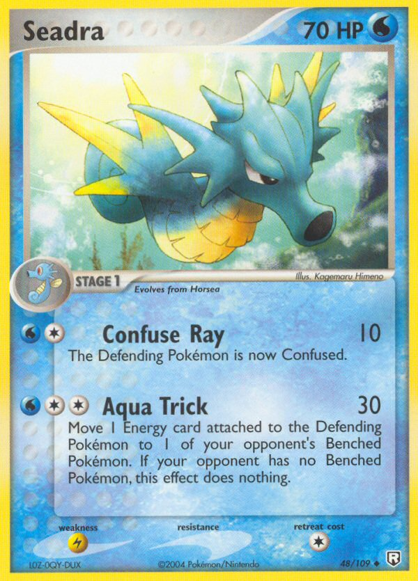 Seadra (48/109) [EX : Le retour de la Team Rocket] 