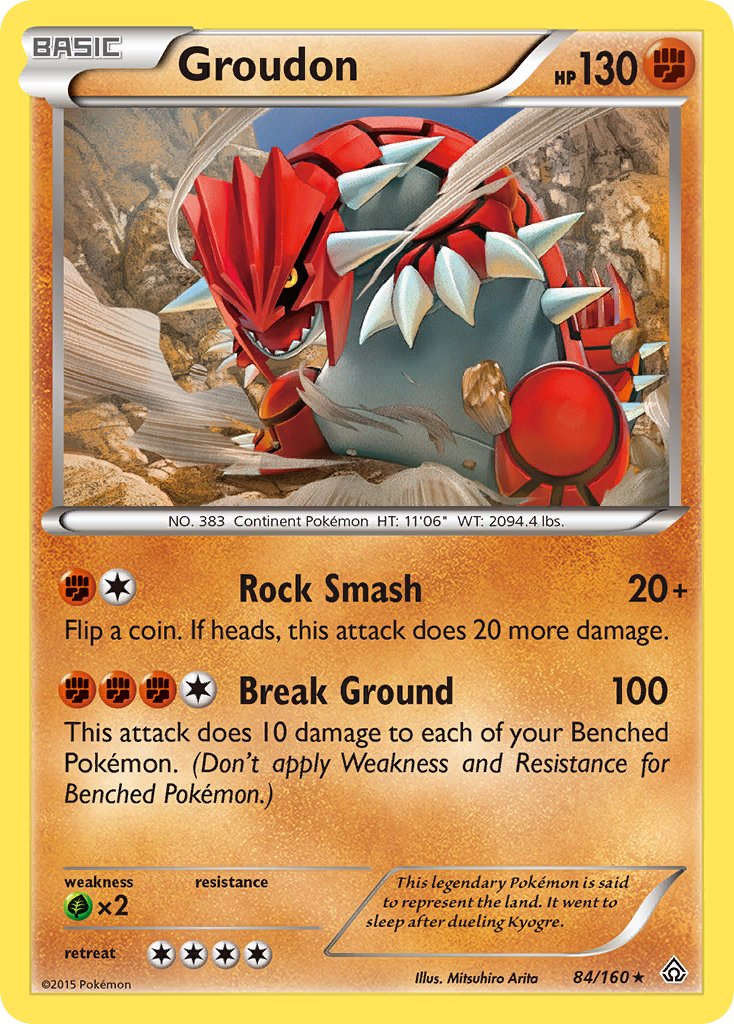 Groudon (XY Primal Clash) (84/160) [Exclusivités du deck à thème] 