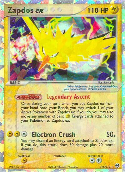 Zapdos ex (116/112) [EX : FireRed &amp; LeafGreen] 