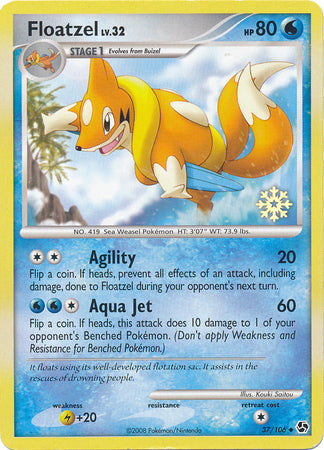 Floatzel (37/106) [Promotions du calendrier du compte à rebours] 