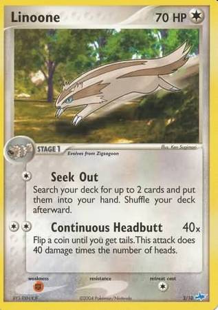 Linoone (3/10) [EX : Kit d'entraînement - Latios] 