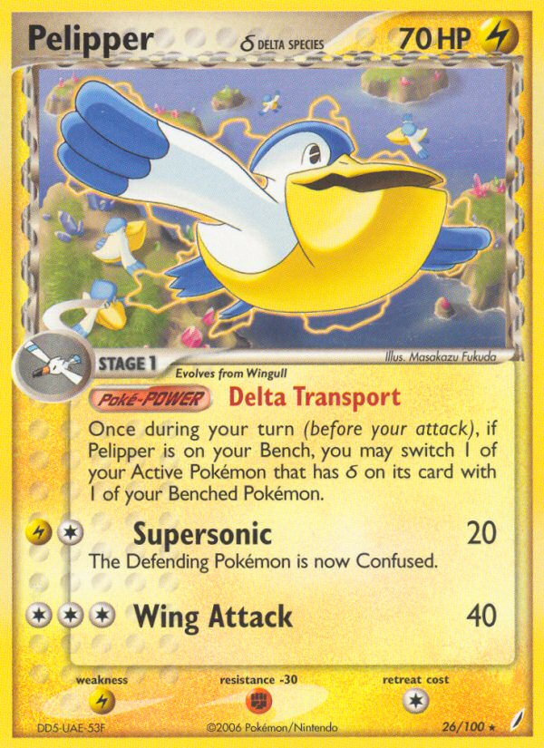 Pelipper (26/100) (Espèce Delta) [EX: Crystal Guardians] 