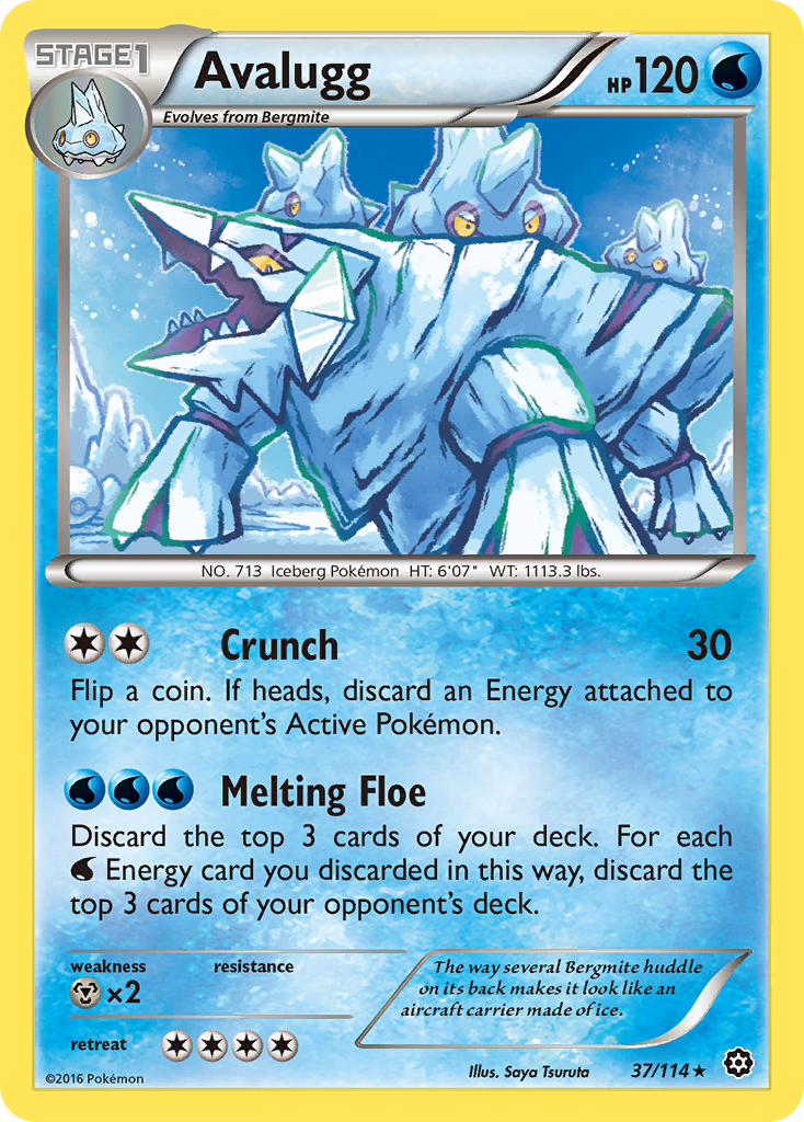 Avalugg (37/114) [XY : Siège à vapeur] 