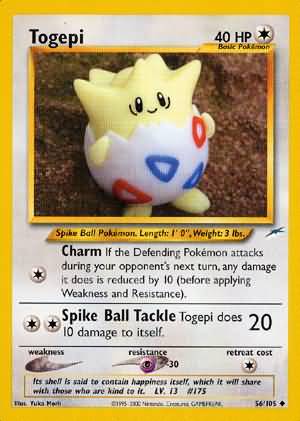Togepi (56/105) [Neo Destiny Unlimited][Yuka Morii]