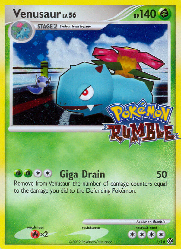 Vénusaure (1/16) [Pokémon Rumble] 