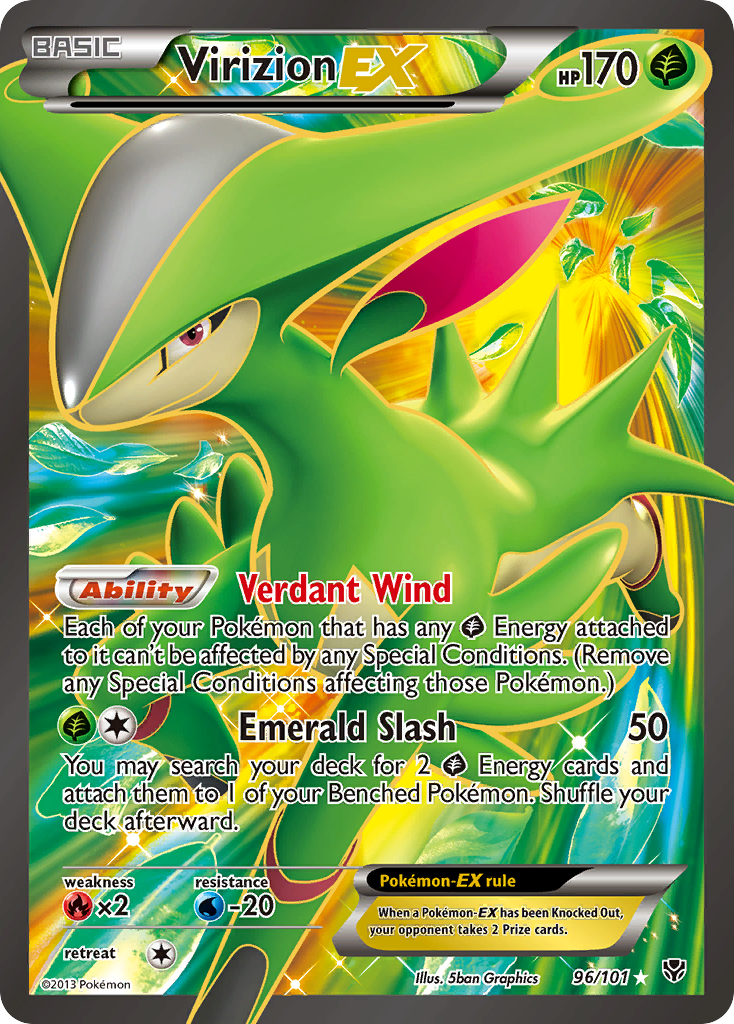 Viridium EX (96/101) [Noir et blanc : explosion de plasma] 