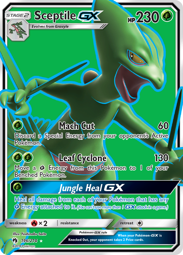 Sceptile GX (196/214) [Soleil et Lune : Tonnerre Perdu] 