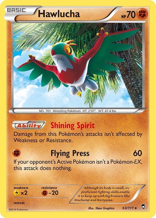 Hawlucha (63/111) (Cosmos Holo) (Blister exclusif) [XY : Poings furieux] 