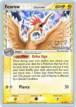 Fearow (18/100) (Espèce Delta) (Flyvees - Jun Hasebe) [Championnats du monde 2007] 