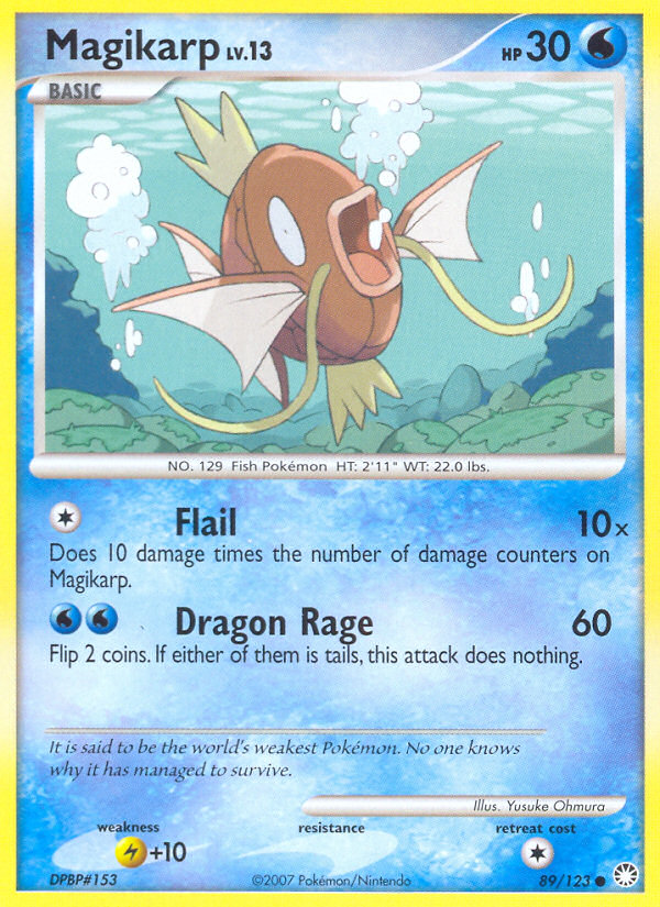 Magicarpe (89/123) [Diamant &amp; Perle : Trésors mystérieux] 