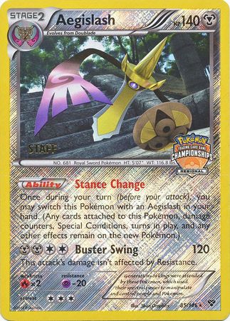 Aegislash (85/146) (équipe promotionnelle du championnat régional) [XY : ensemble de base] 