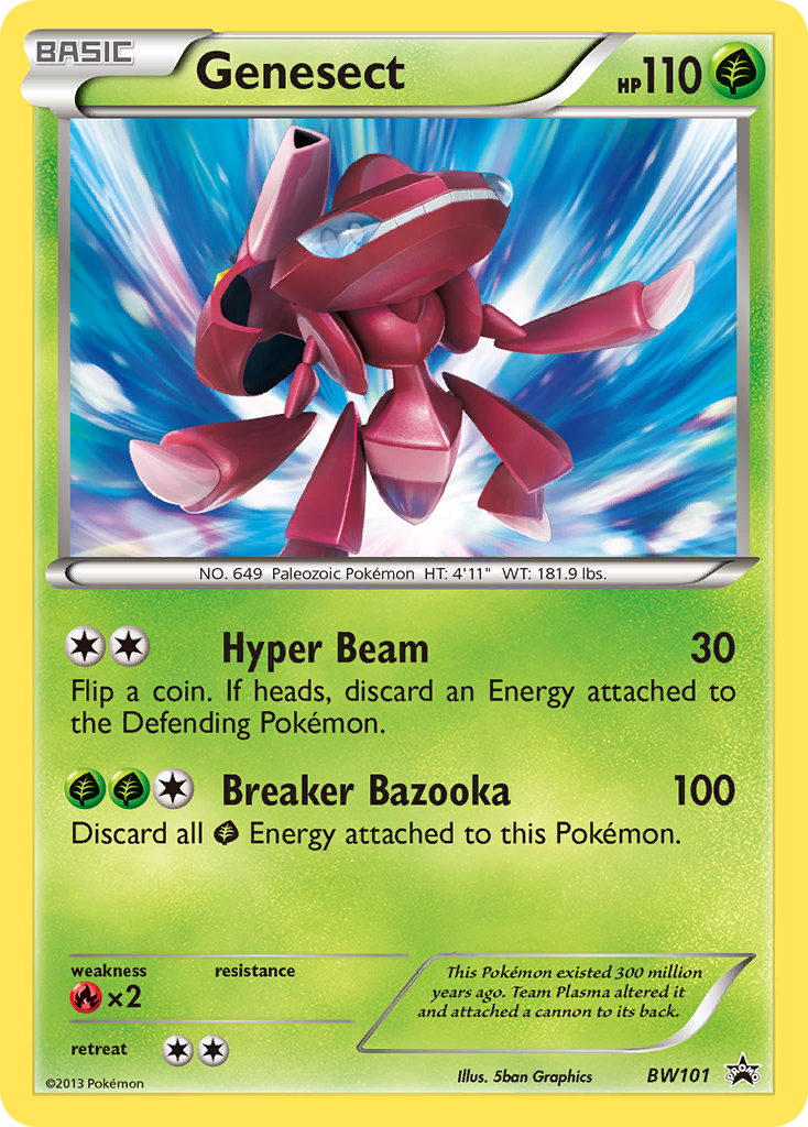 Genesect (BW101) [Noir et blanc : promotions de l'étoile noire] 