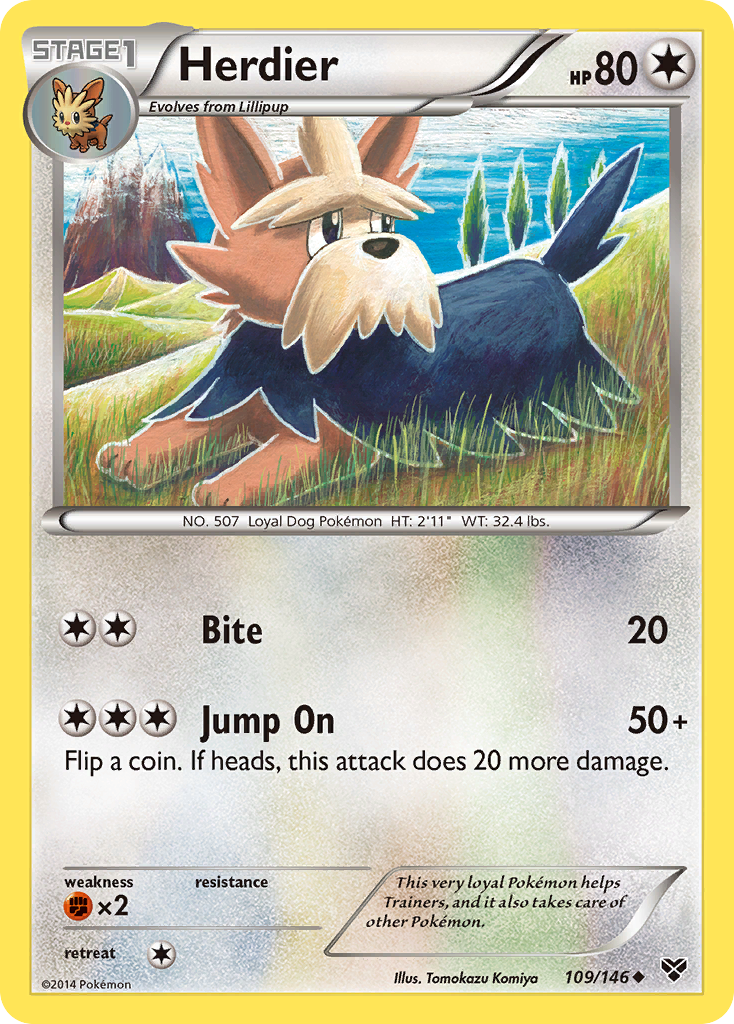 Herdier (109/146) [XY : Ensemble de base] 