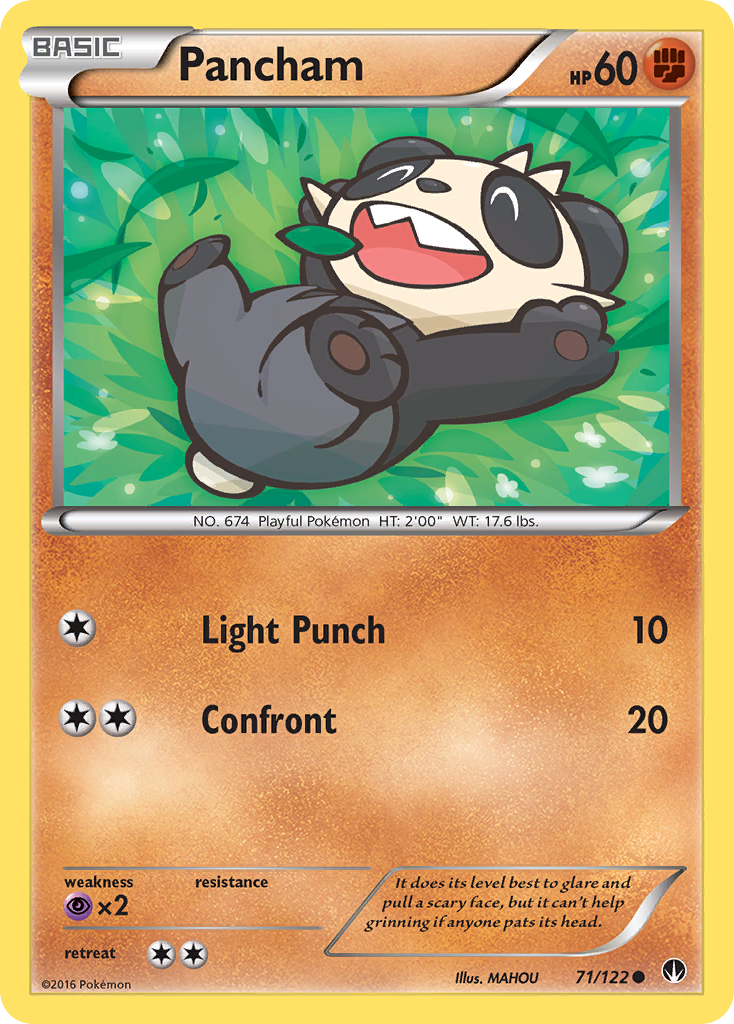 Pancham (71/122) [XY : point de RUPTURE] 