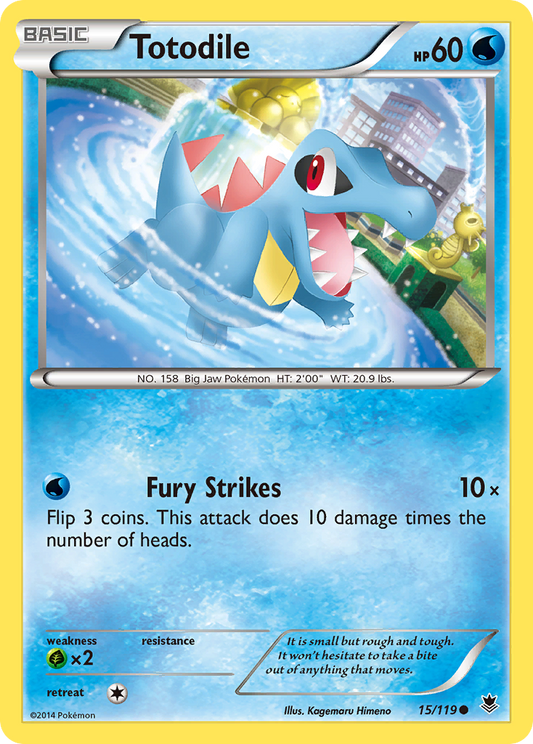 Totodile (15/119) [XY : Forces fantômes] 