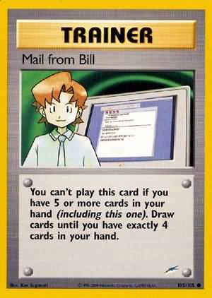 Courrier de Bill (105/105) [Neo Destiny] 