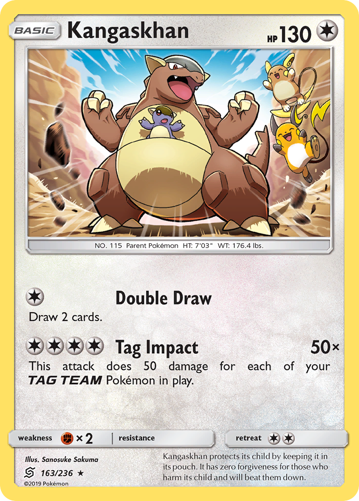 Kangaskhan (163/236) [Soleil et Lune : Esprits Unifiés] 