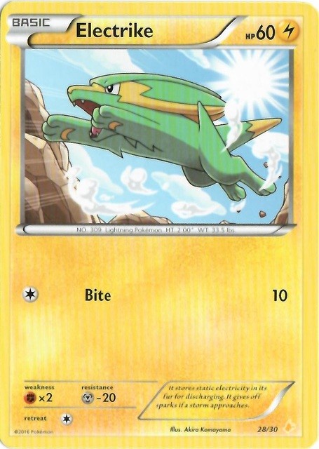 Electrike (28/30) [XY : Kit de dressage 3 - Pikachu Libre] 