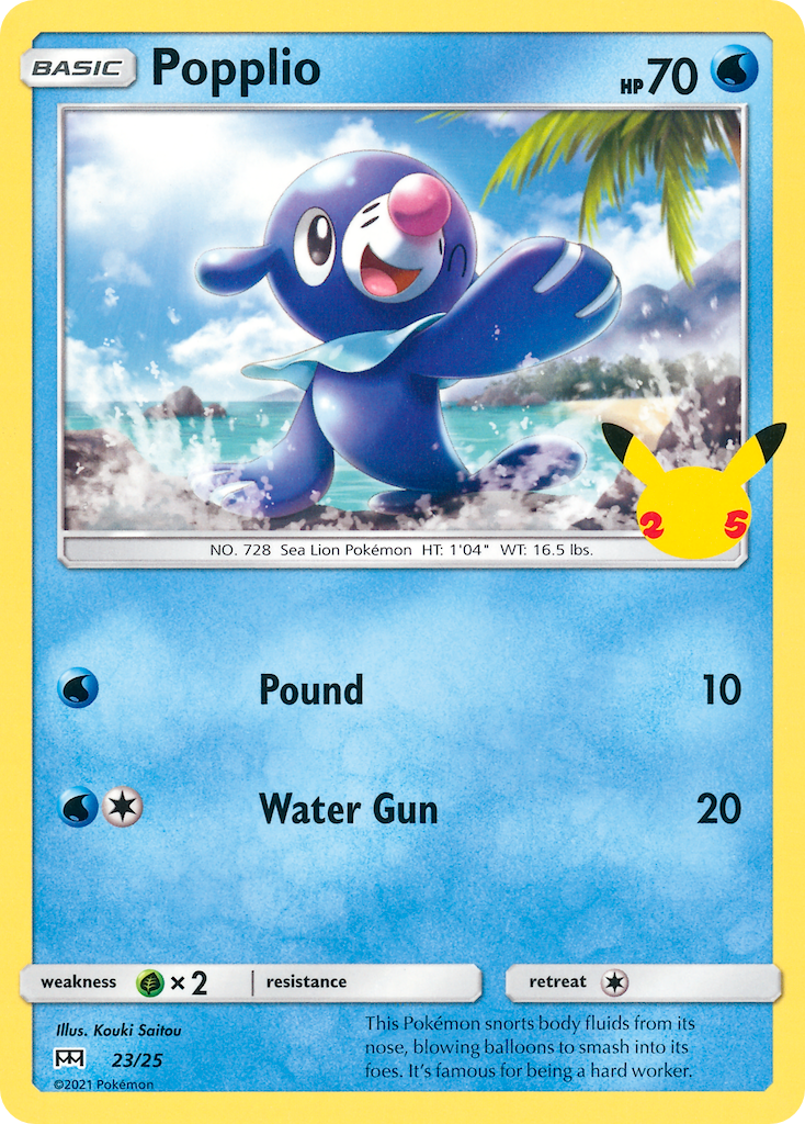 Popplio (23/25) [25e anniversaire de McDonald's] 