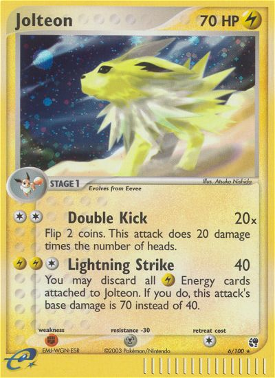 Volteon (6/100) [EX : Tempête de sable] 