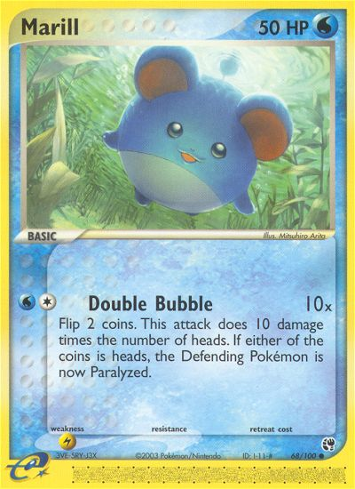 Marill (68/100) [EX : Tempête de sable] 