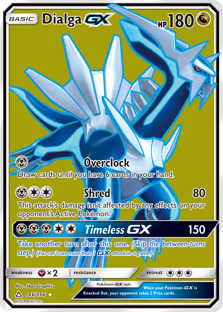 Dialga GX (146/156) [Soleil et Lune : Ultra Prisme] 
