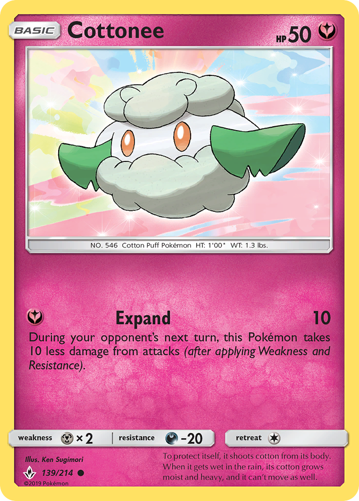 Cottonee (139/214) [Soleil et Lune : Liens ininterrompus] 